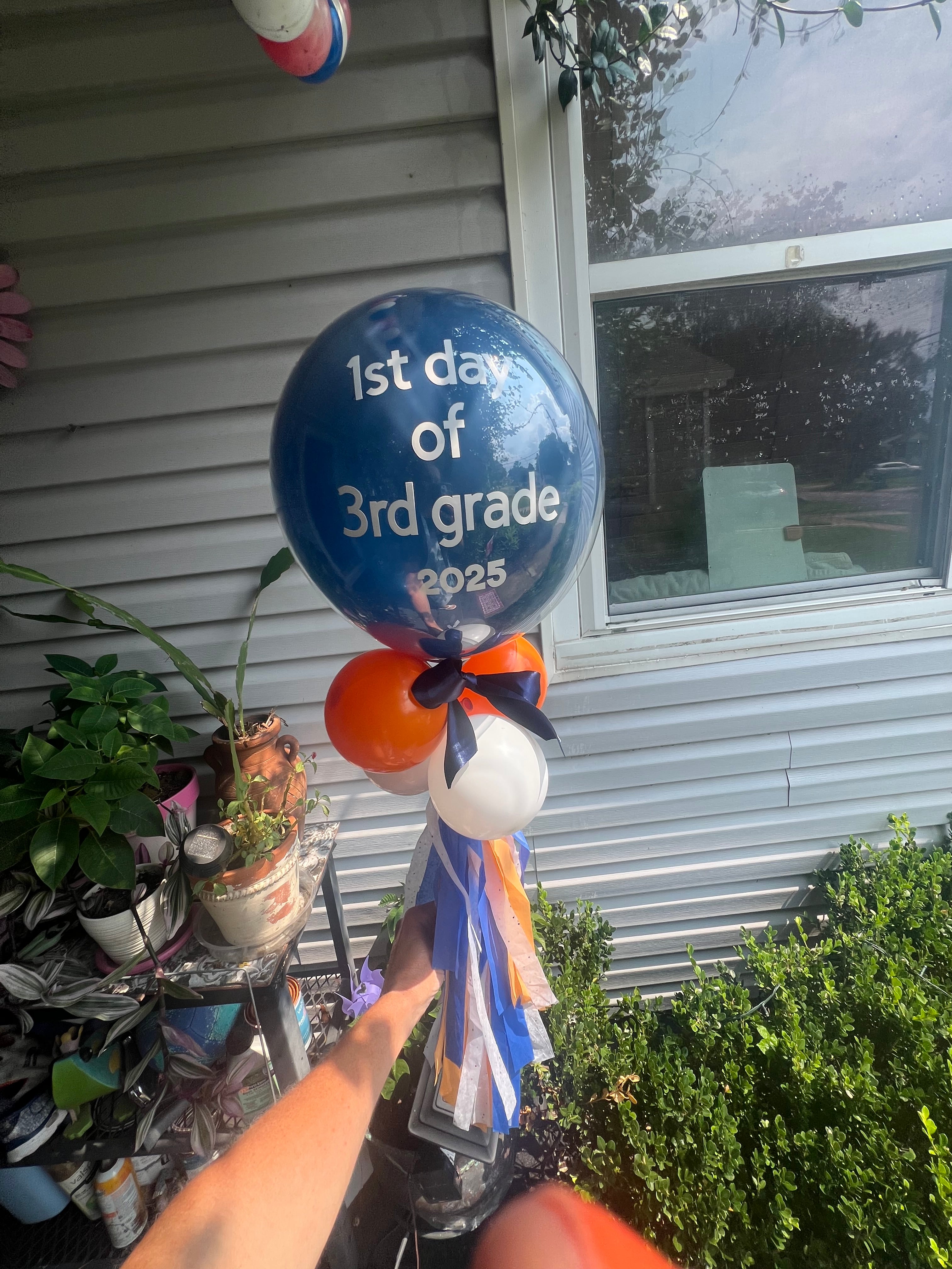 Back to School Personalized Balloon Wand