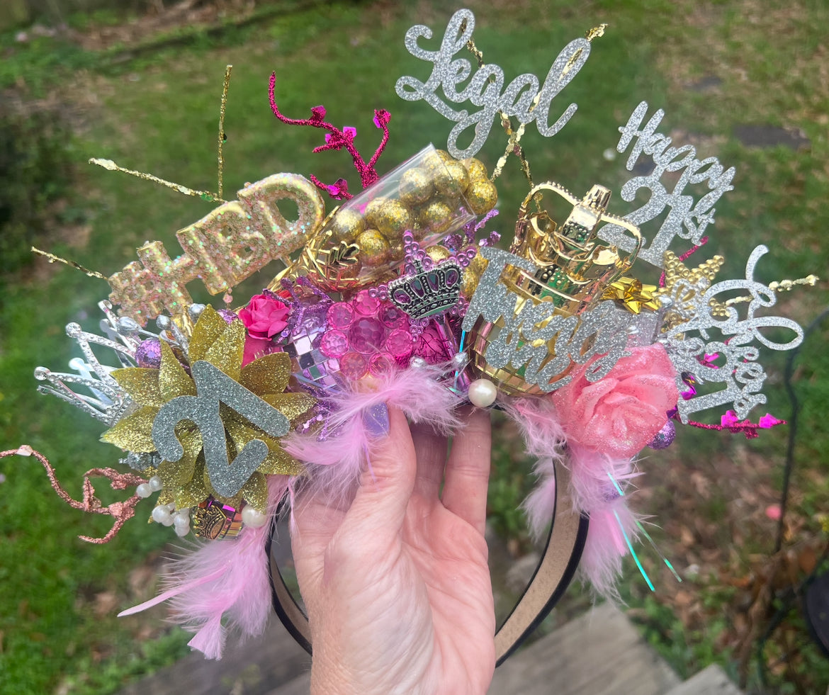 Happy Birthday Headpiece