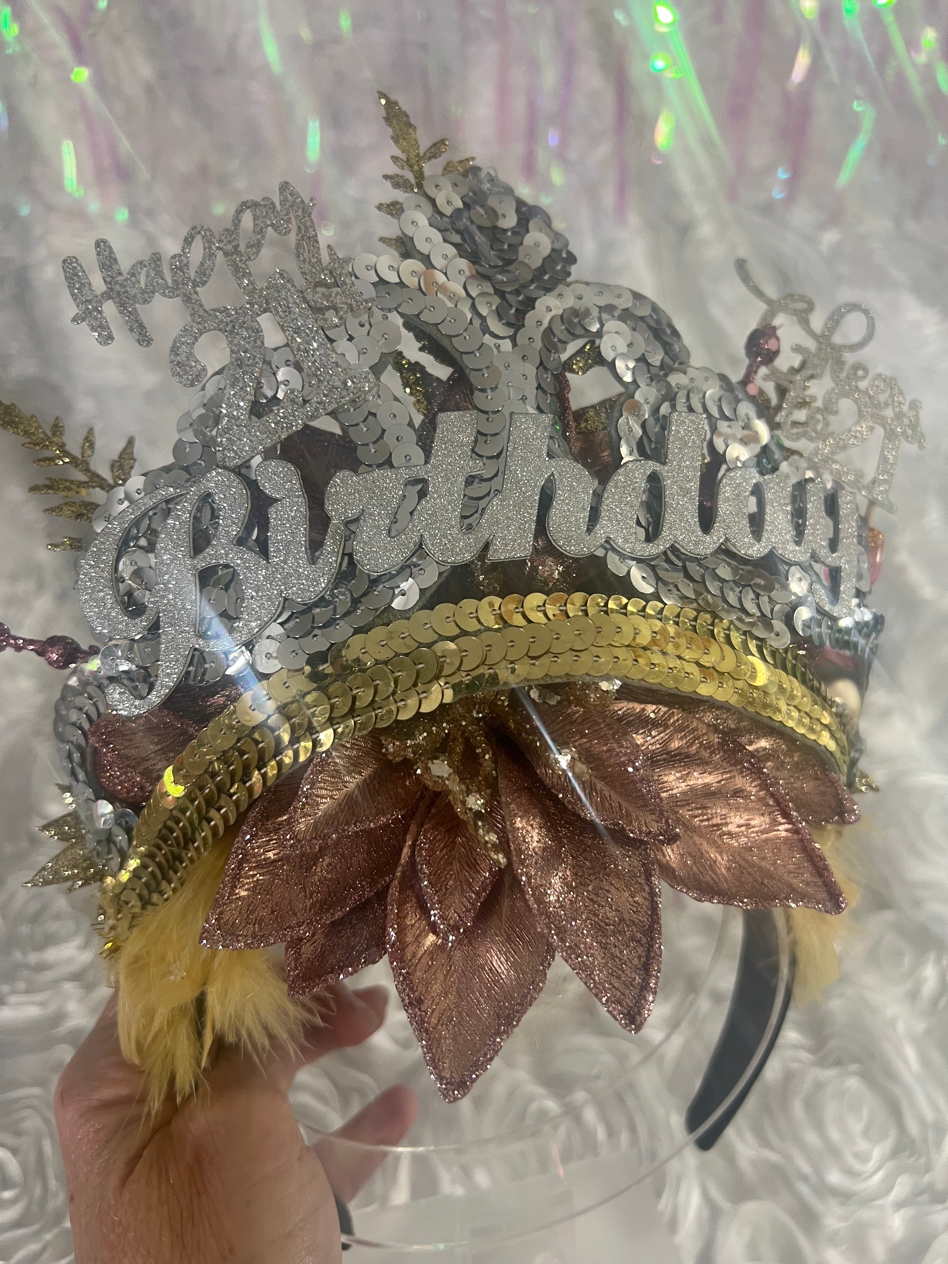 Happy Birthday Headpiece