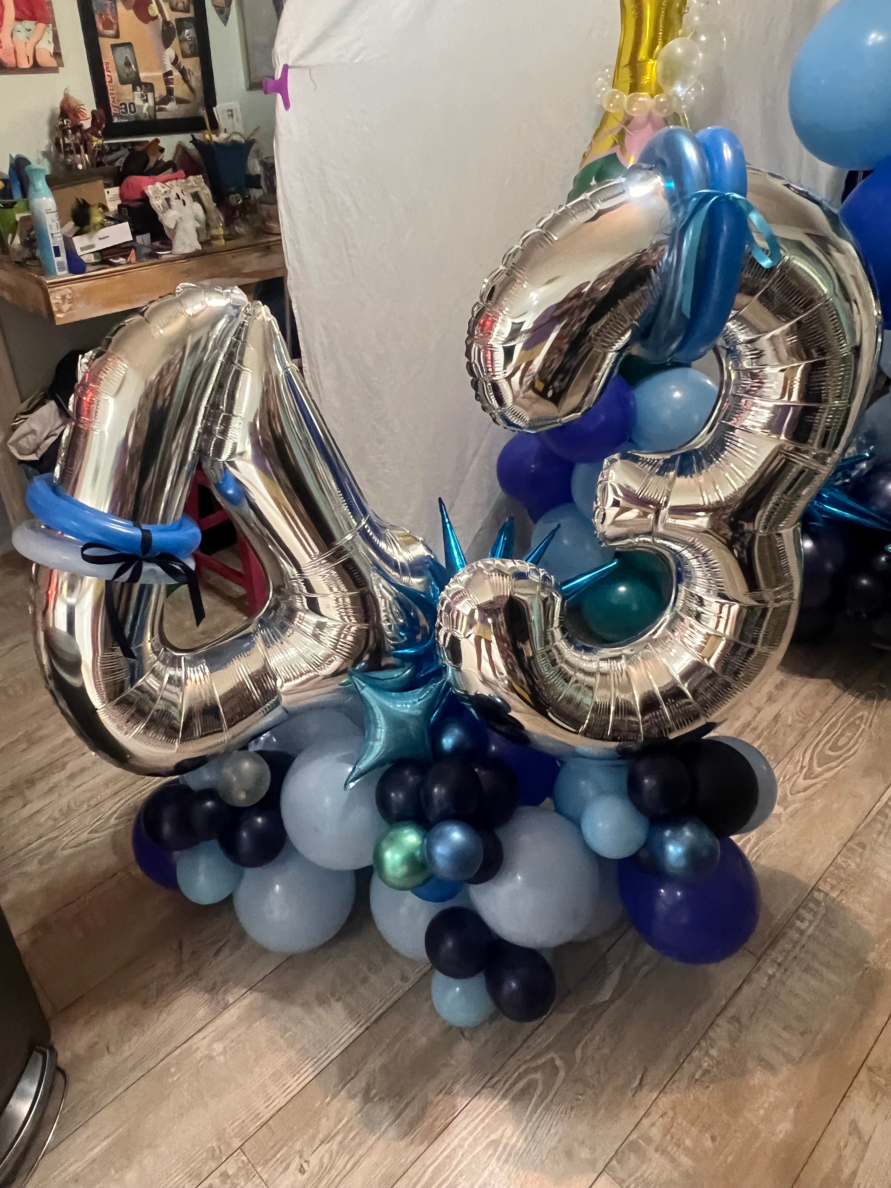 Balloon number stack