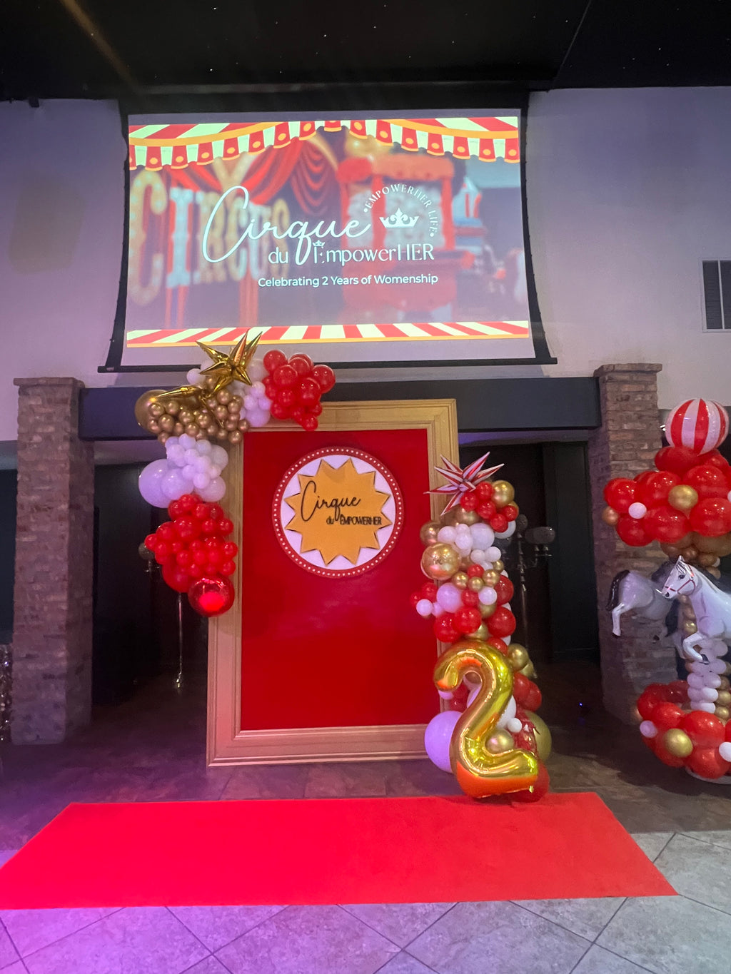 Balloon on  Backdrops