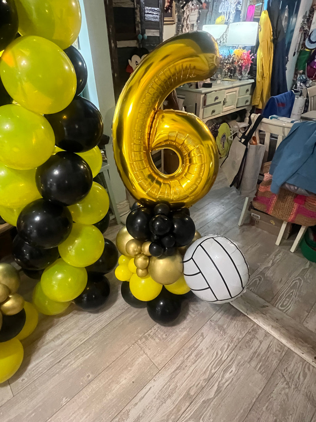 Balloon number stack