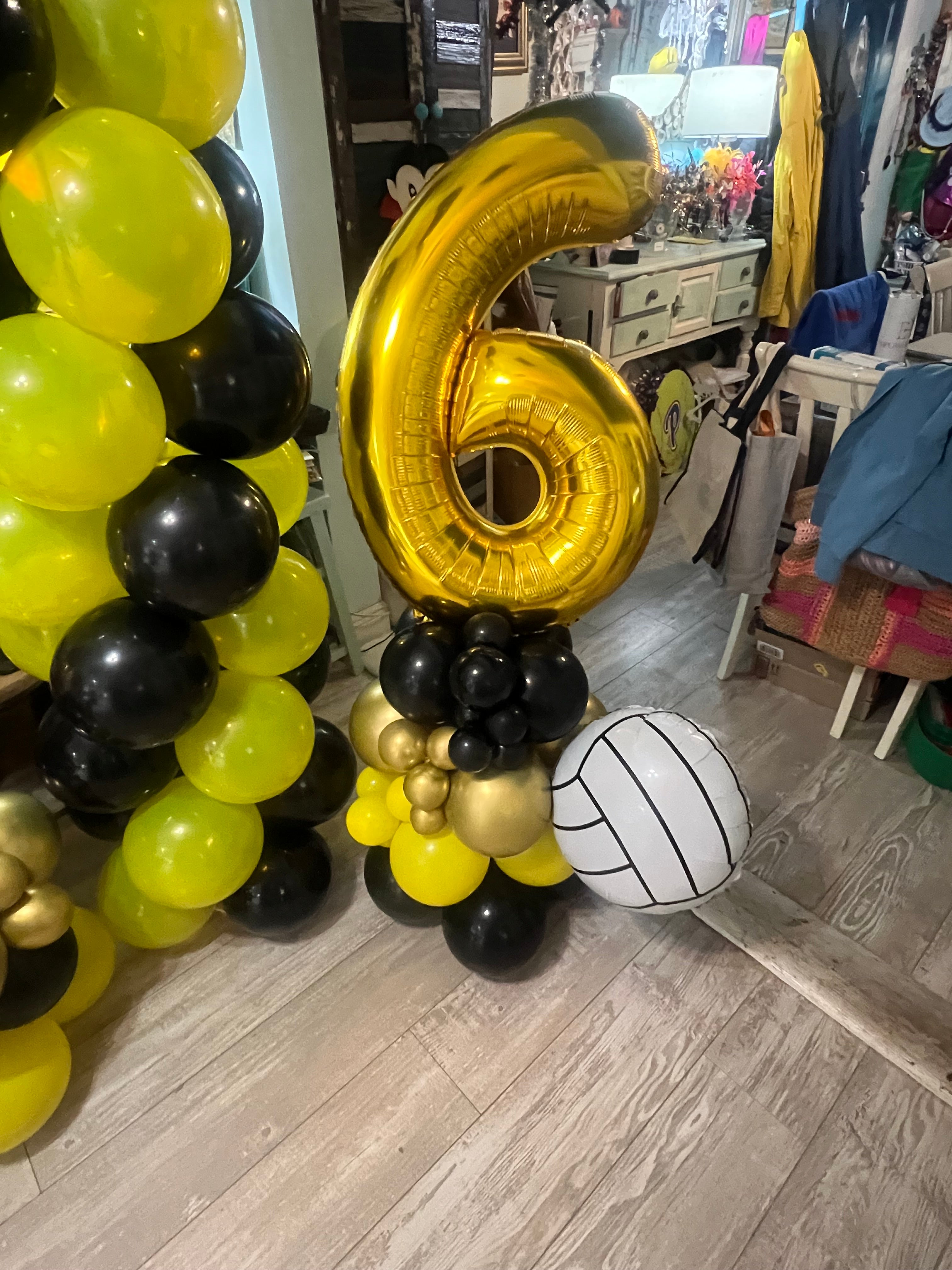 Balloon number stack