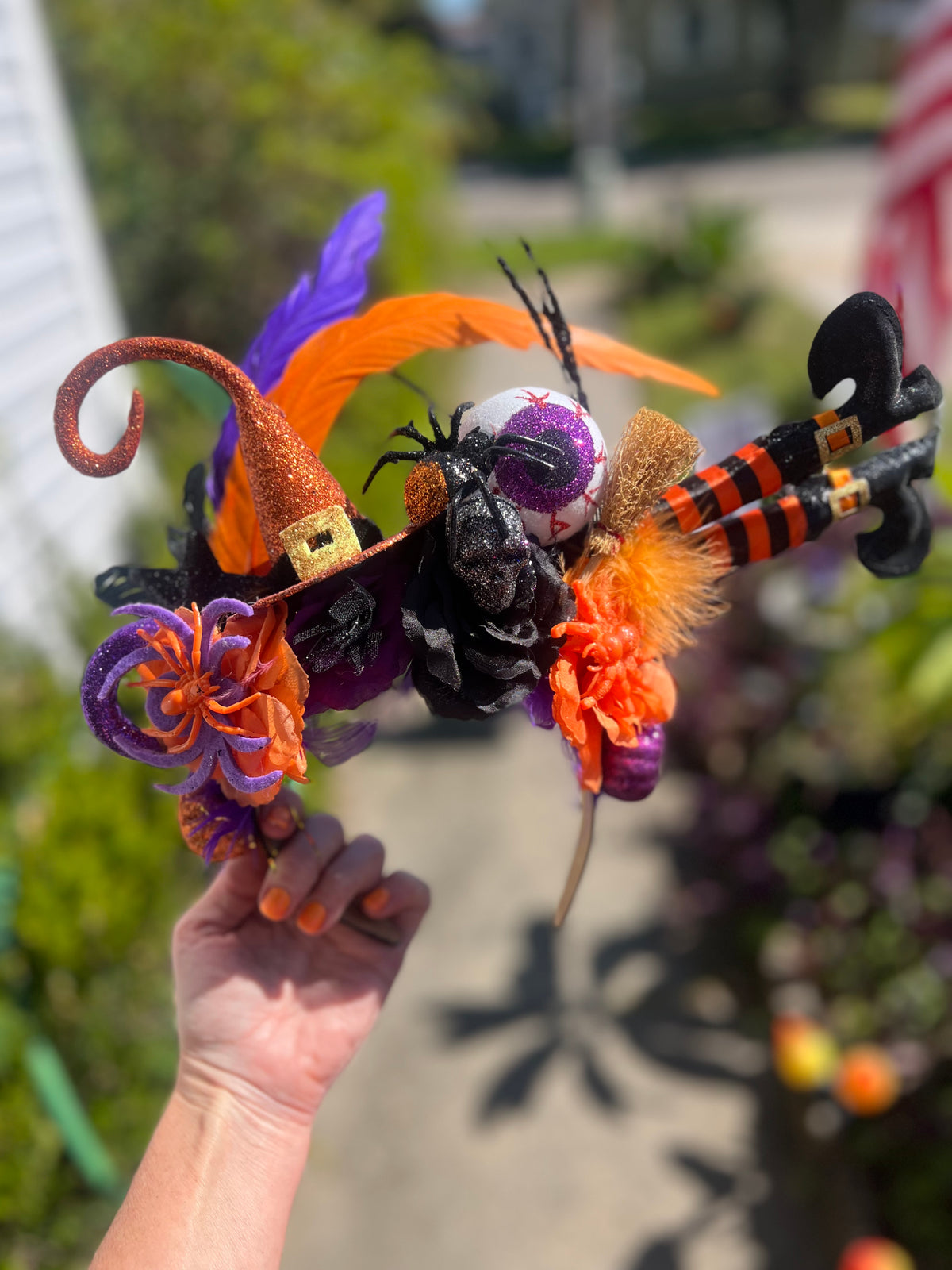 orange &purple witch