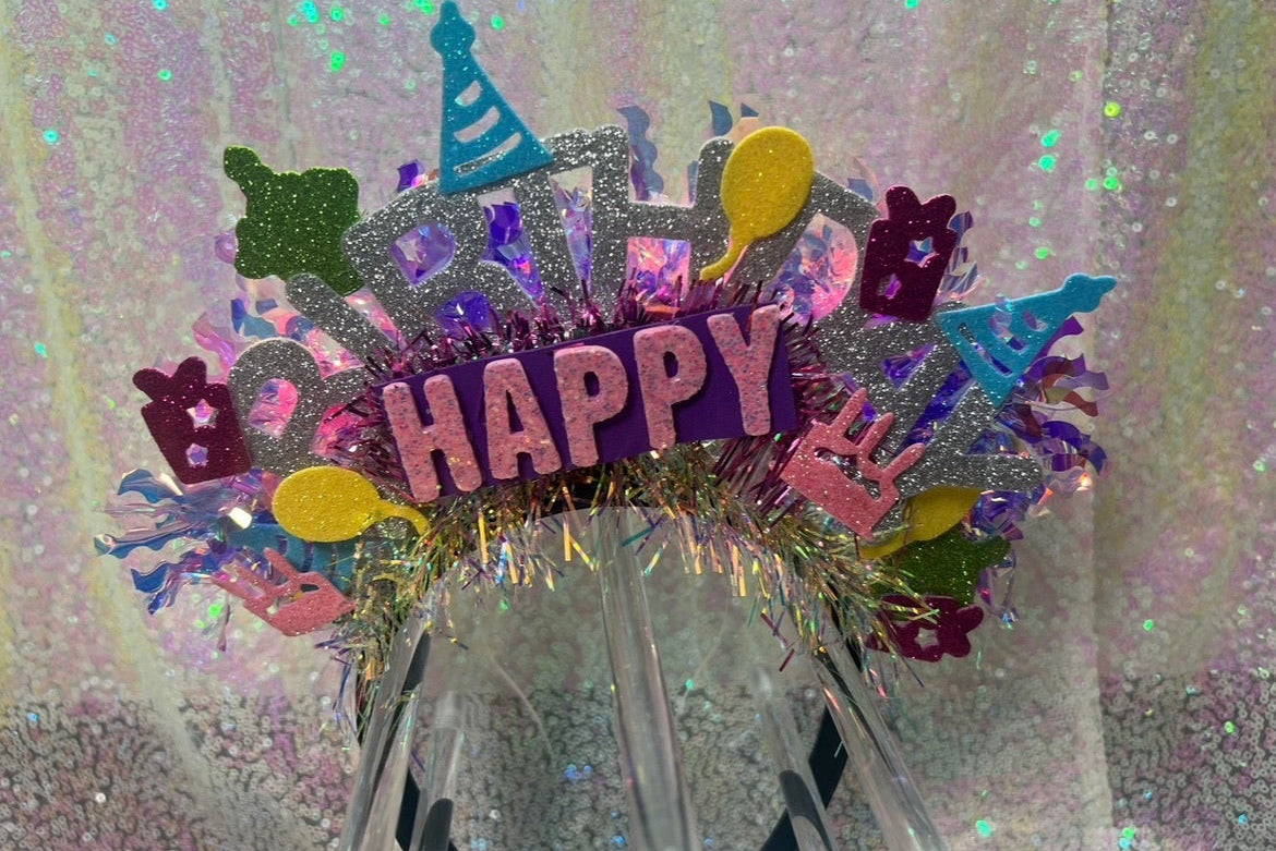 Happy Birthday Headpiece
