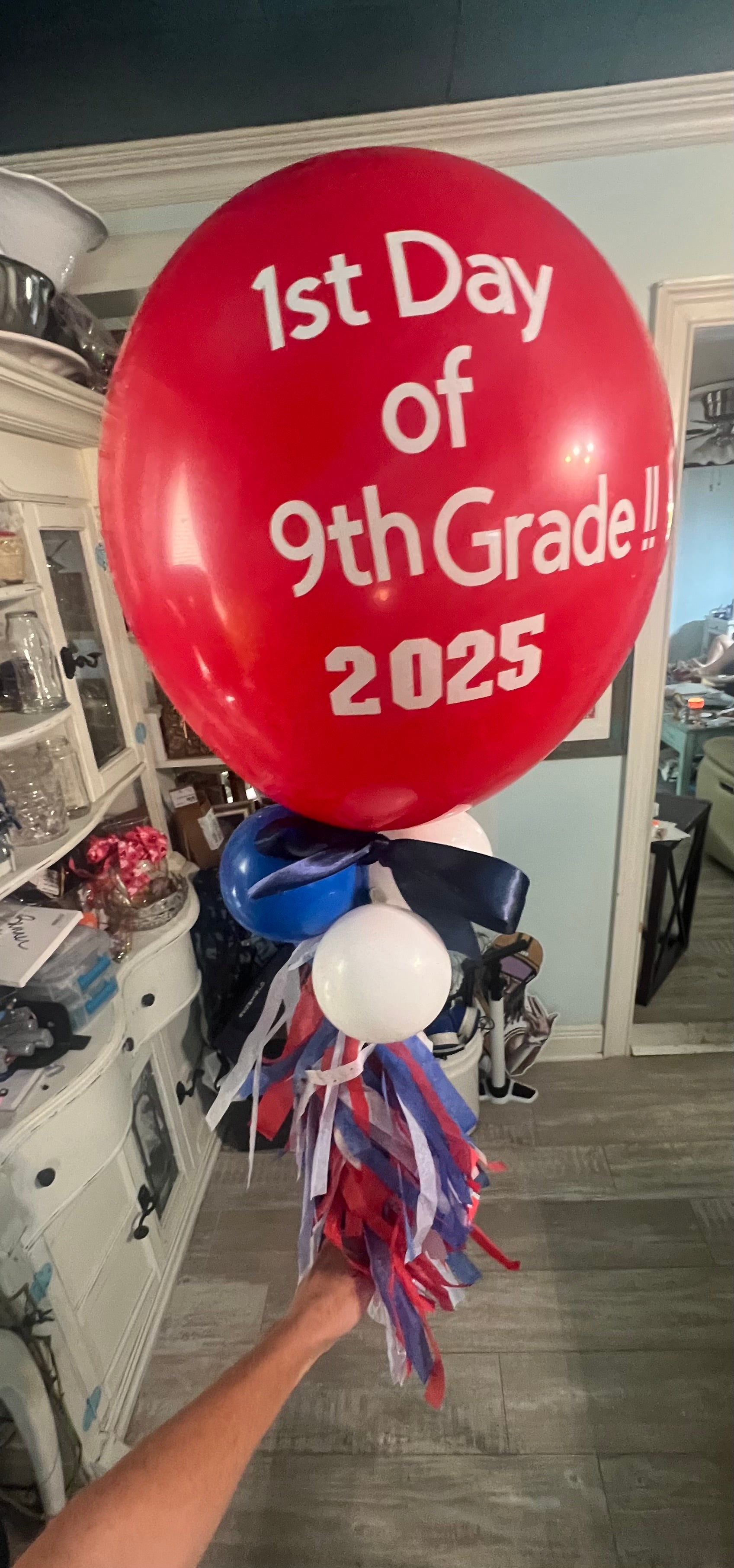 Back to School Personalized Balloon Wand