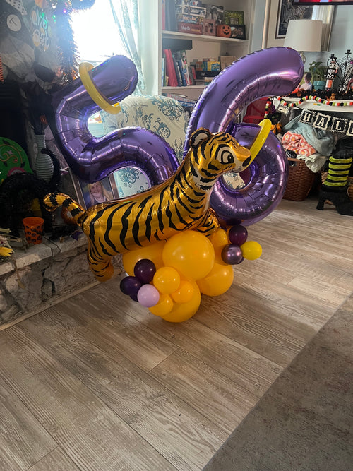 Balloon number stack