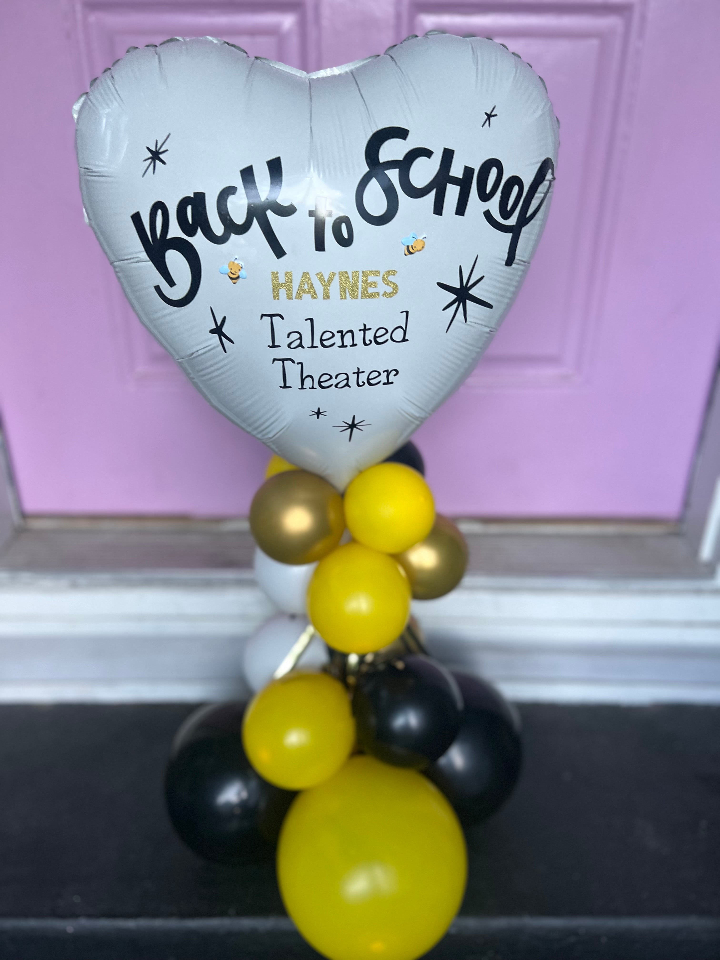 Back to School Balloon Centerpiece