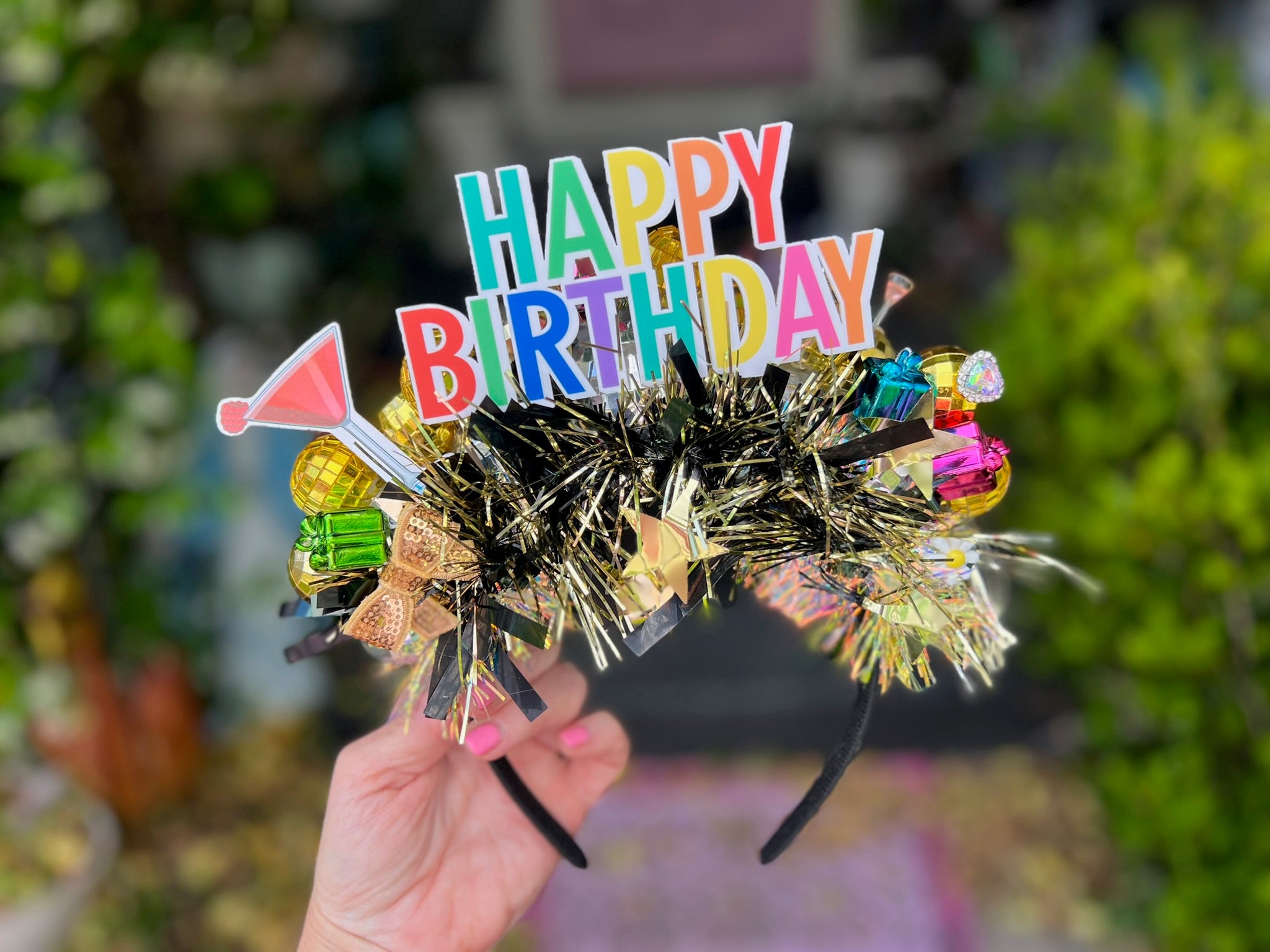 Happy Birthday Headpiece