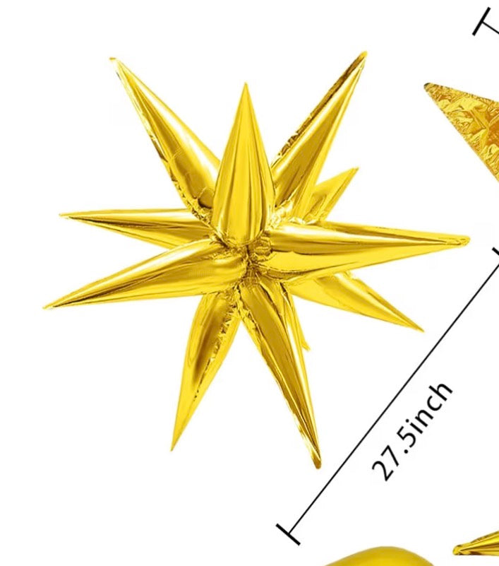 Star foil balloons