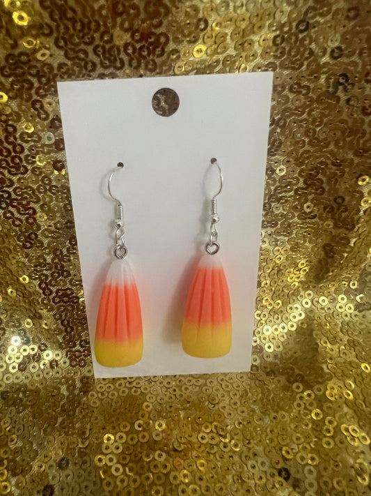 Candy Corn Earrings