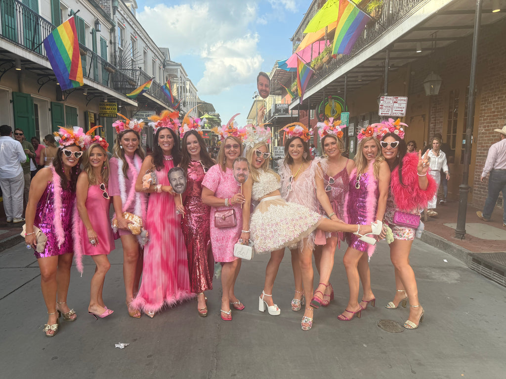 Brunch group headpieces