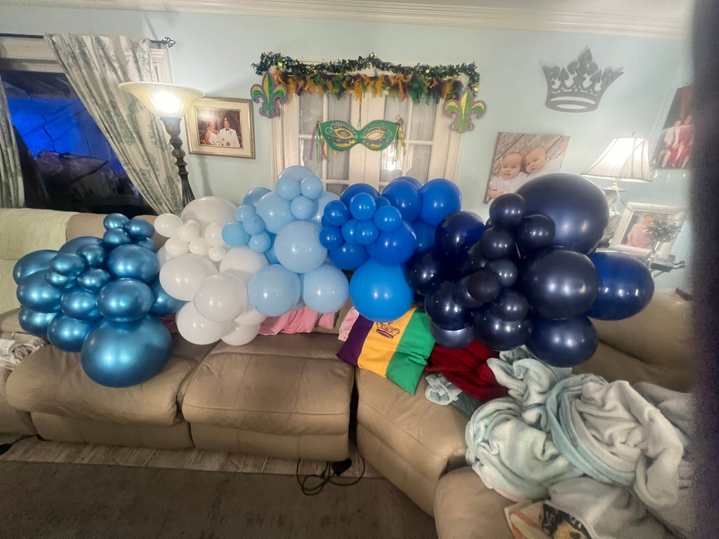 Balloons by the foot