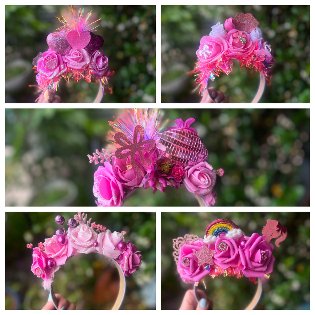 Brunch group headpieces